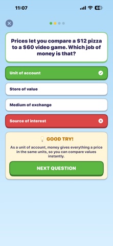 Finance Quest - Learn Basics iPhone screenshot