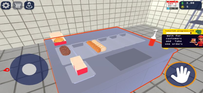 曼尼汉堡店超市模拟料理模拟器！