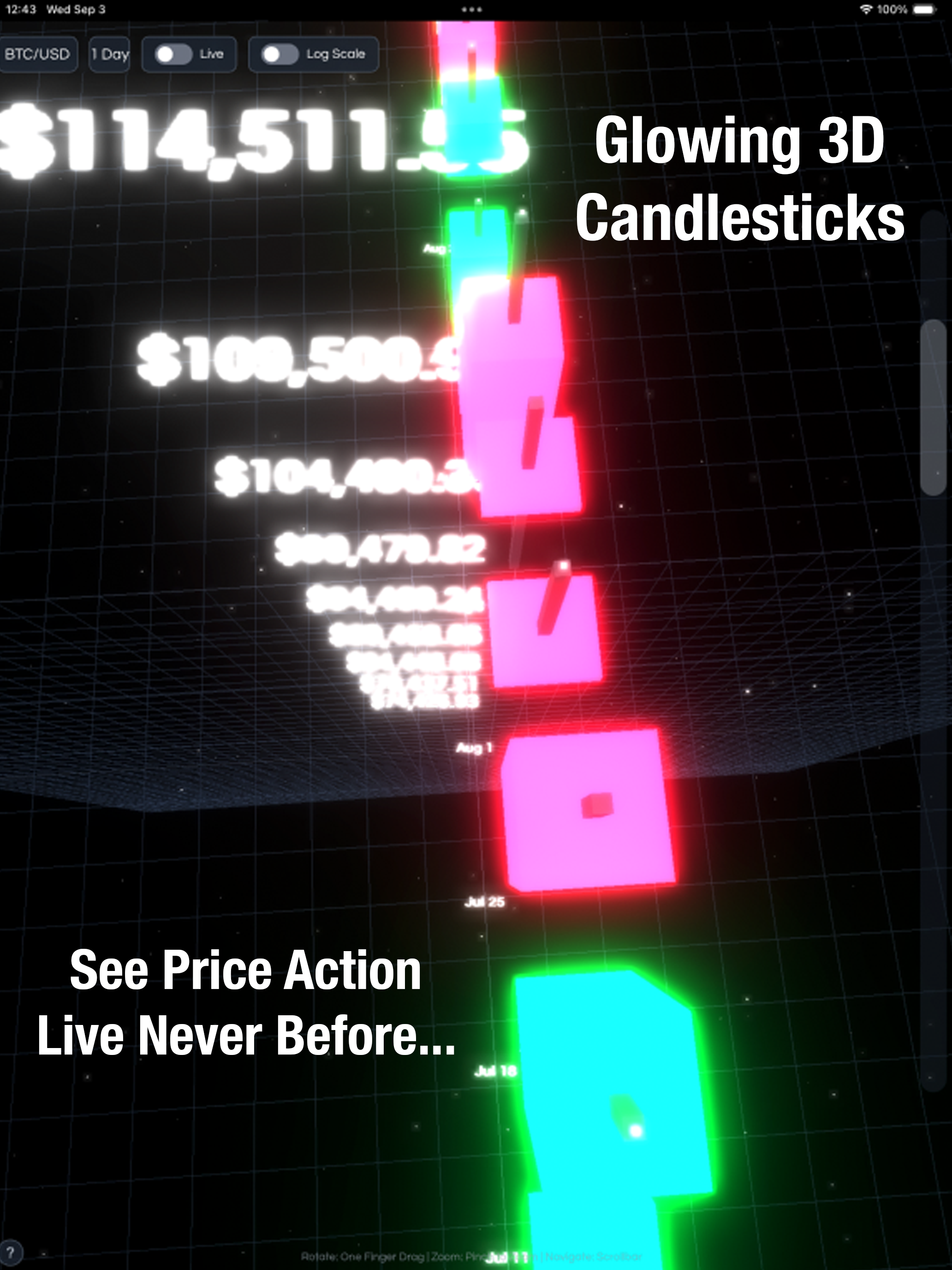 3D Trading Chart screenshot 5