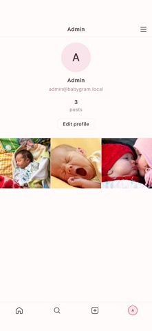 Babygram App screenshot