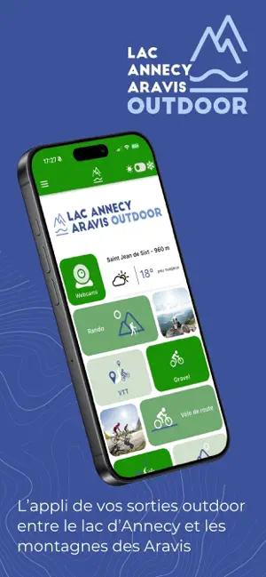 Lac Annecy Aravis Outdoor iPhone screenshot 1