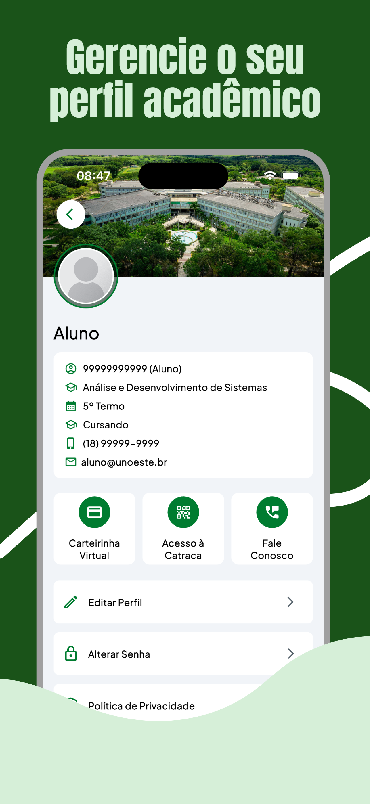 Aplicativo da Unoeste