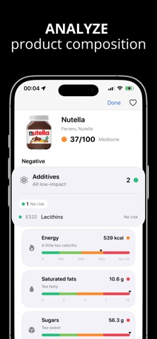 Health Scanner - Healthy picks iPhone screenshot