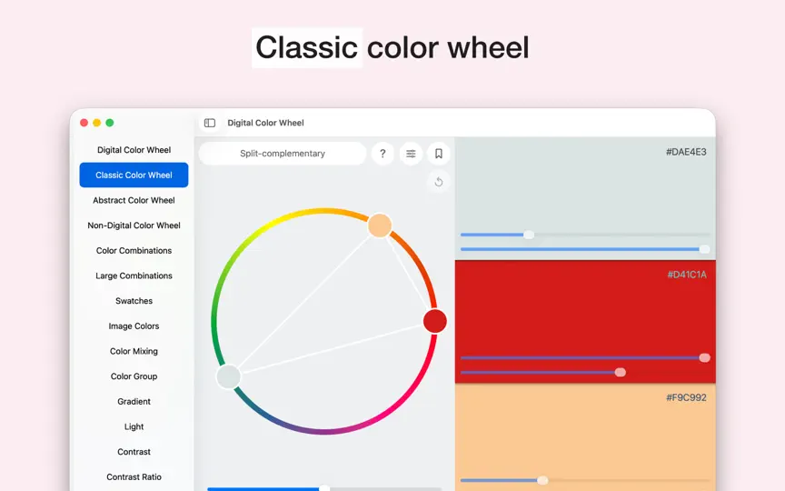 Скриншот Color Wheel на iPhone 2