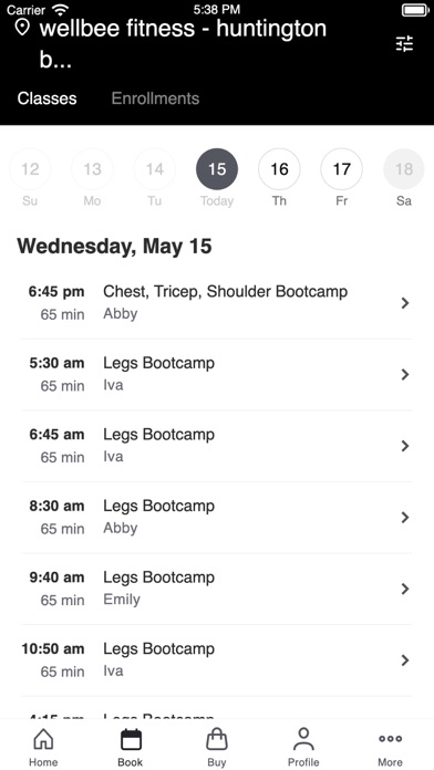wellbee fitness Screenshot