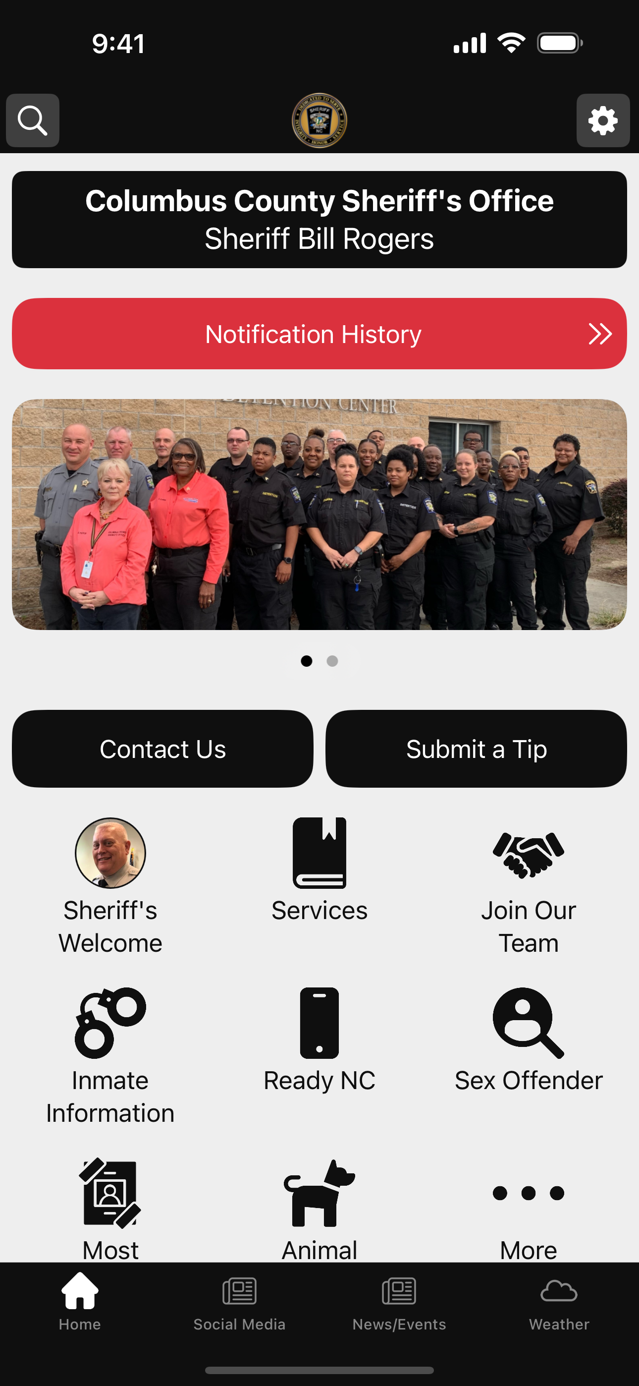 Columbus County Sheriff