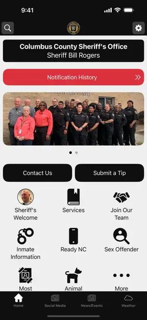 Columbus County Sheriff screenshot 1