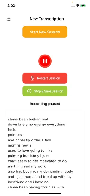 PMHScribe screenshot 2