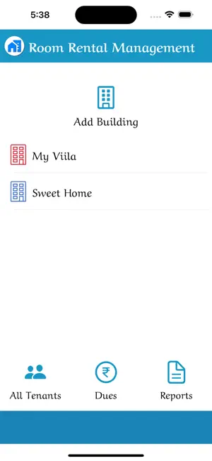 Room Rental Management screenshot 1