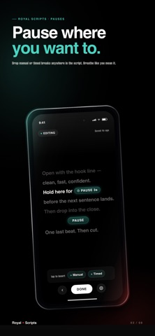Royal Scripts Teleprompter screenshot