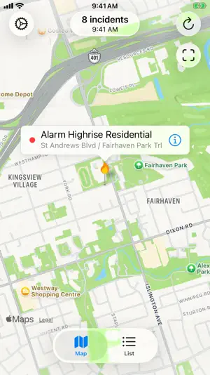 Toronto Incidents screenshot 4