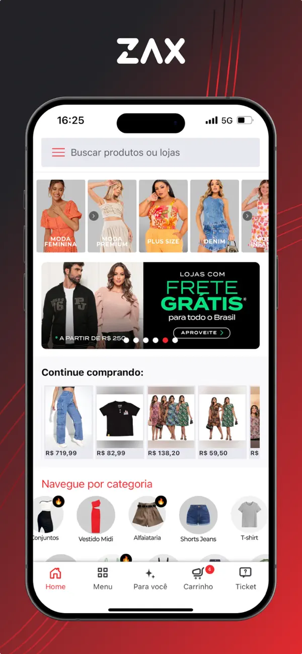 Screenshot #1 pour ZAX - Direto da fábrica