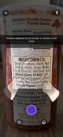 E-Number Food Additive Scanner Screenshot 2 of 7
