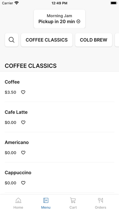 App screenshot