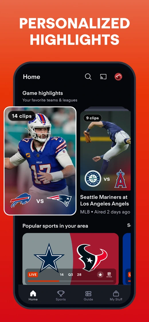 Fubo: Watch Live TV & Sports screenshot 7