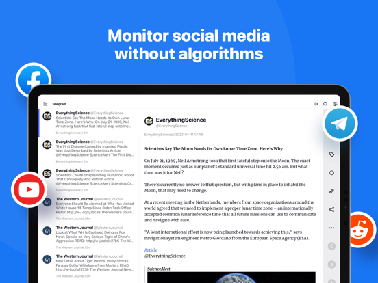 Inoreader: News & RSS reader iPad app afbeelding 5