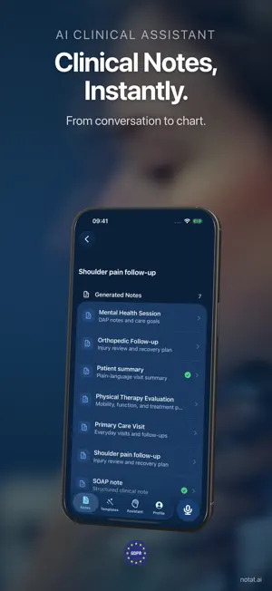 Notat AI: Medical Scribe screenshot 2