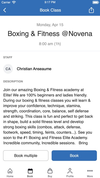 Elite Coach Singapore Screenshot