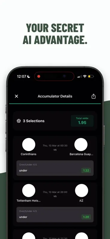 footyAI: Football Predictions screenshot 3 of 6