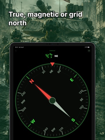 MGRS GPS: Grid & Land Nav iPad screenshot