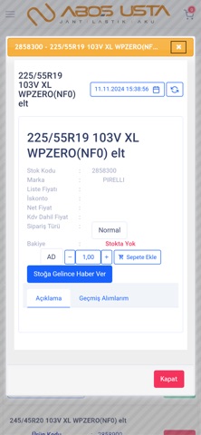 Aboş Usta B2B Screenshot 1 of 3