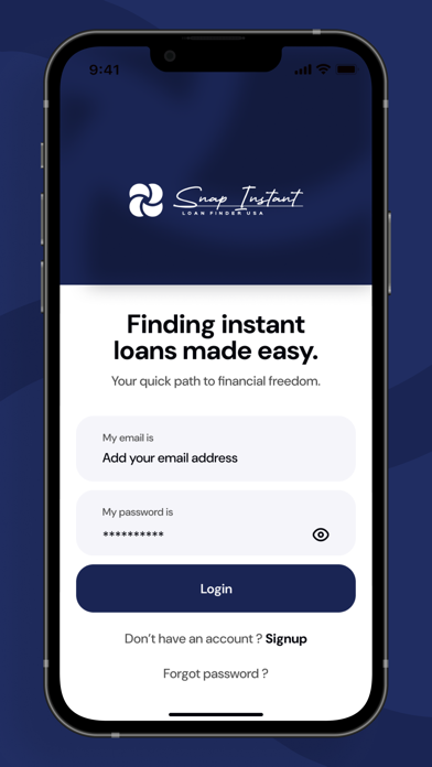 Snap Instant Loan Finder USA Screenshot