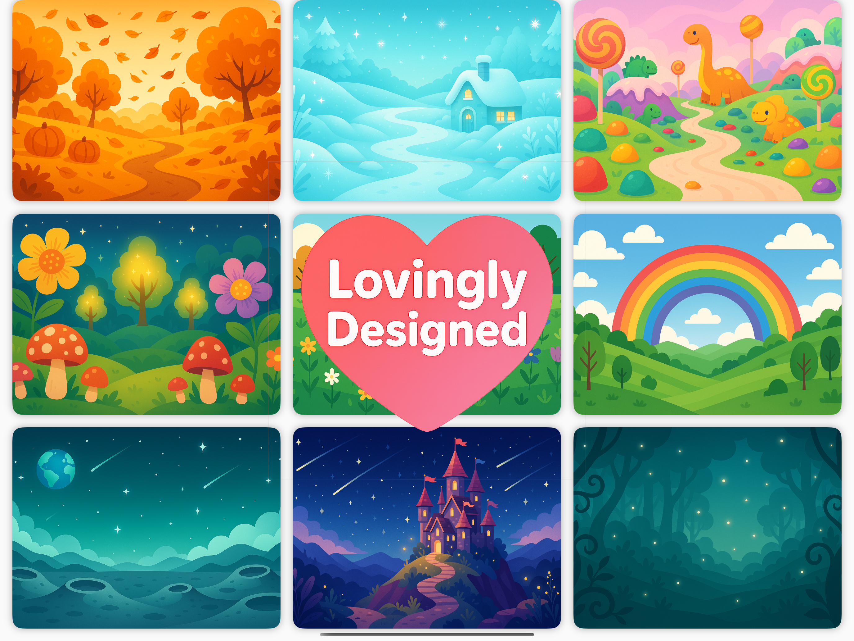Unicorn Sticker Games for Kids screenshot 17