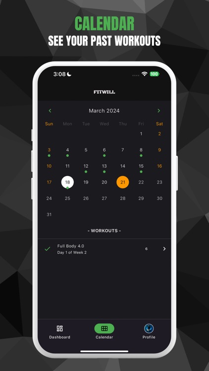 Fitwill: Workout Log & Planner screenshot-8