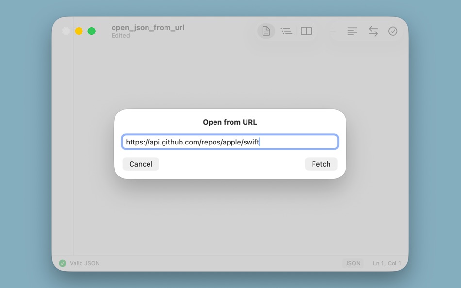 #7. JSON King (macOS) Ved: Saga Labs