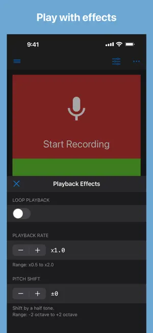 Reverse Audio iPhone screenshot 4