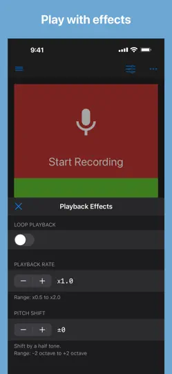 Скриншот Reverse Audio на iPhone 4