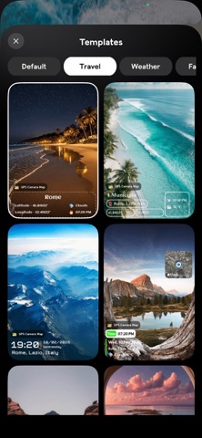 GPS Timestamp Camera - Geo Map iPhone screenshot