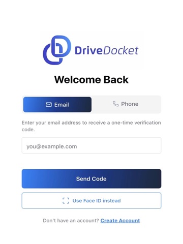 DriveDocket iPad screenshot