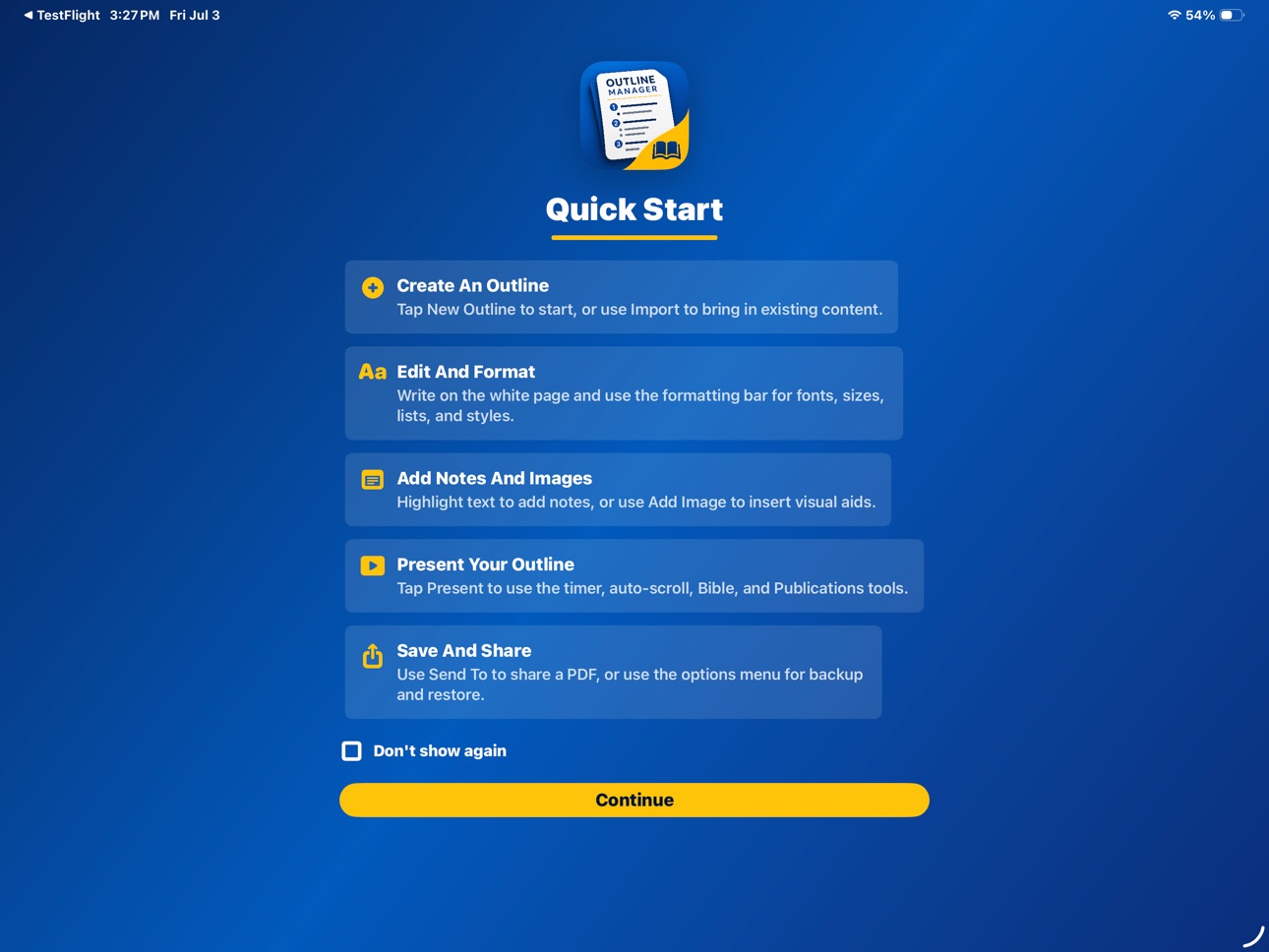 iPad screenshot