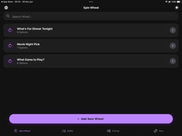 Decido: Spin Wheel & Raffle iPad screenshot