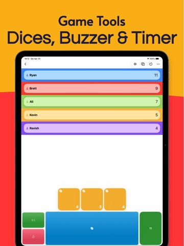 Pocket Board: Scorekeeper iPad screenshot