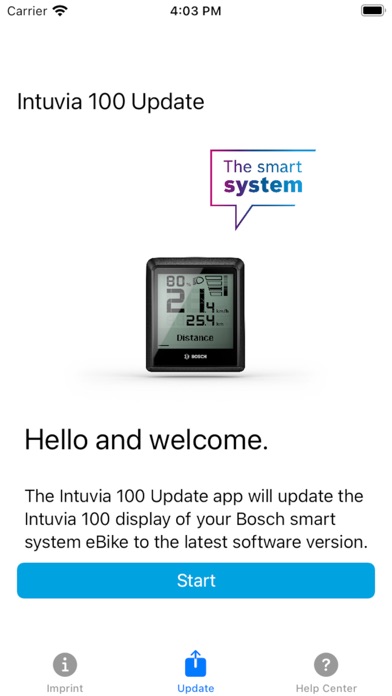 Intuvia 100 Update Screenshot