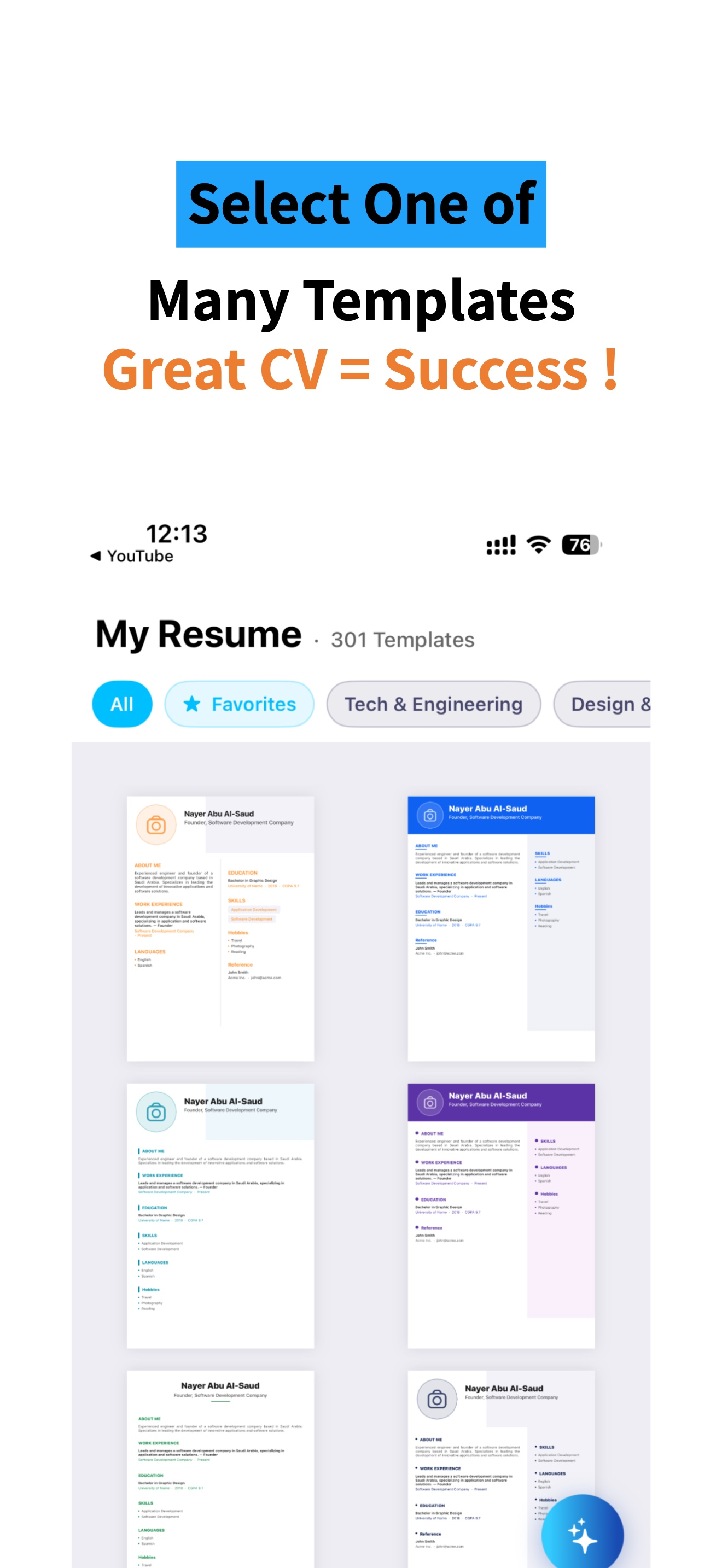 ResuME Maker - CV Jobs Builder