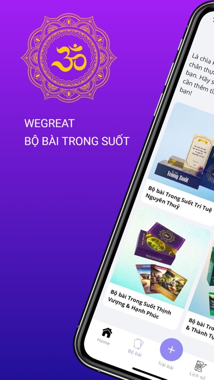 WeGreat - Bộ Bài Trong Suốt