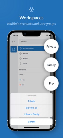 ContactOffice Mail iPhone screenshot