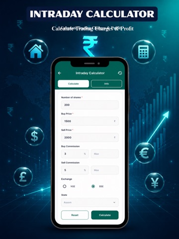 AI EMI Calculator - Loan & SIP iPad screenshot