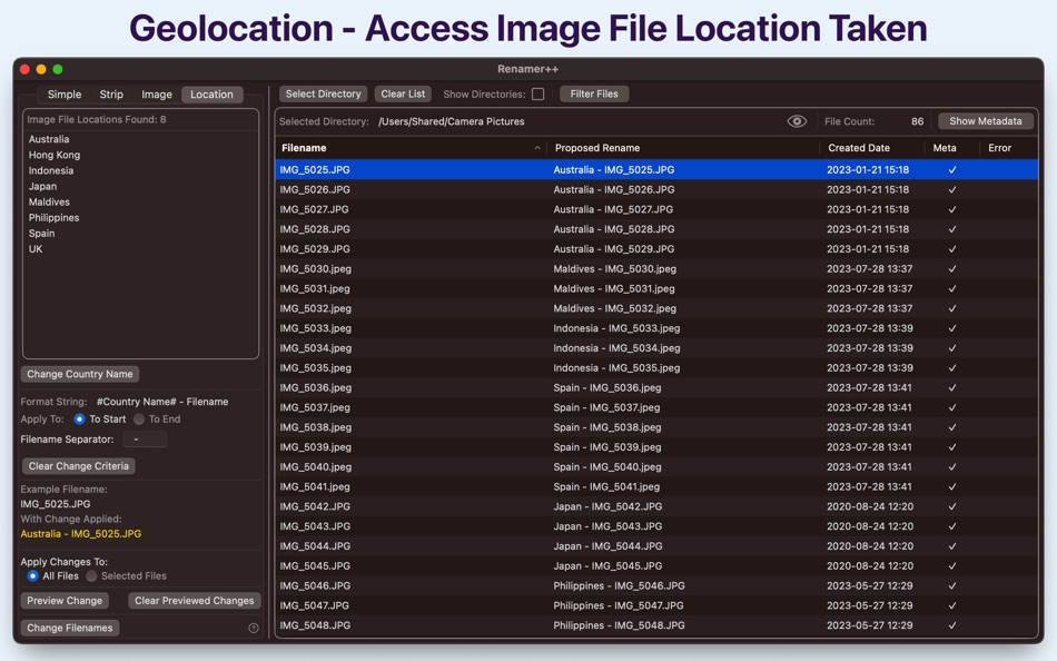 #6. Renamer++ (macOS) 由: Simon Chivers