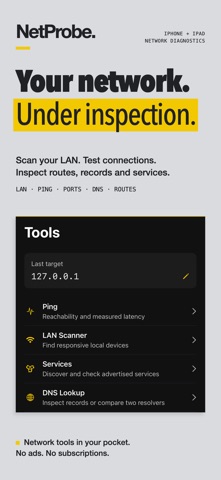 NetProbe: Network Tools Screenshot 1 of 10
