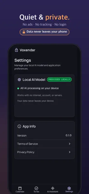 Voxendar: Voice AI Calendar screenshot 4