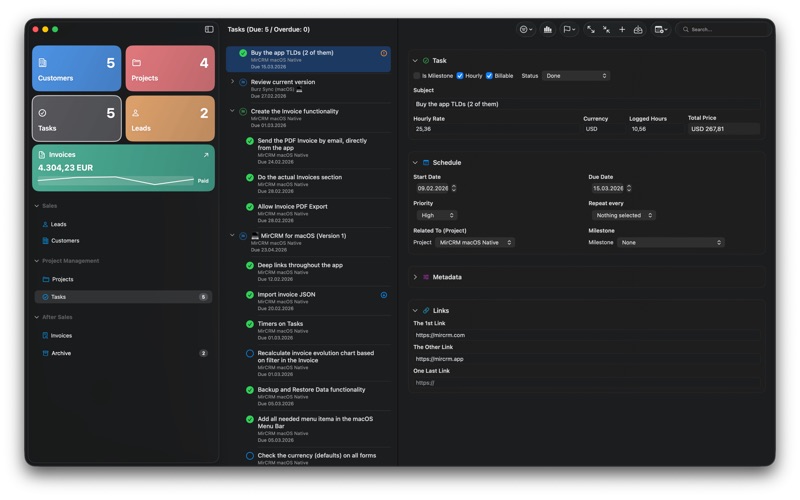 MirCRM screenshot 4