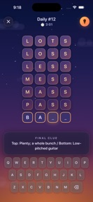 Crossclimb: Word Ladder Game screenshot