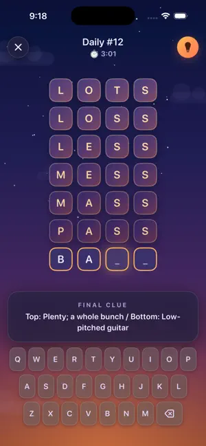 Crossclimb: Word Ladder Game screenshot 4