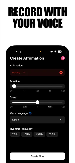 Hypnatio:Affirmation Generator screenshot 4