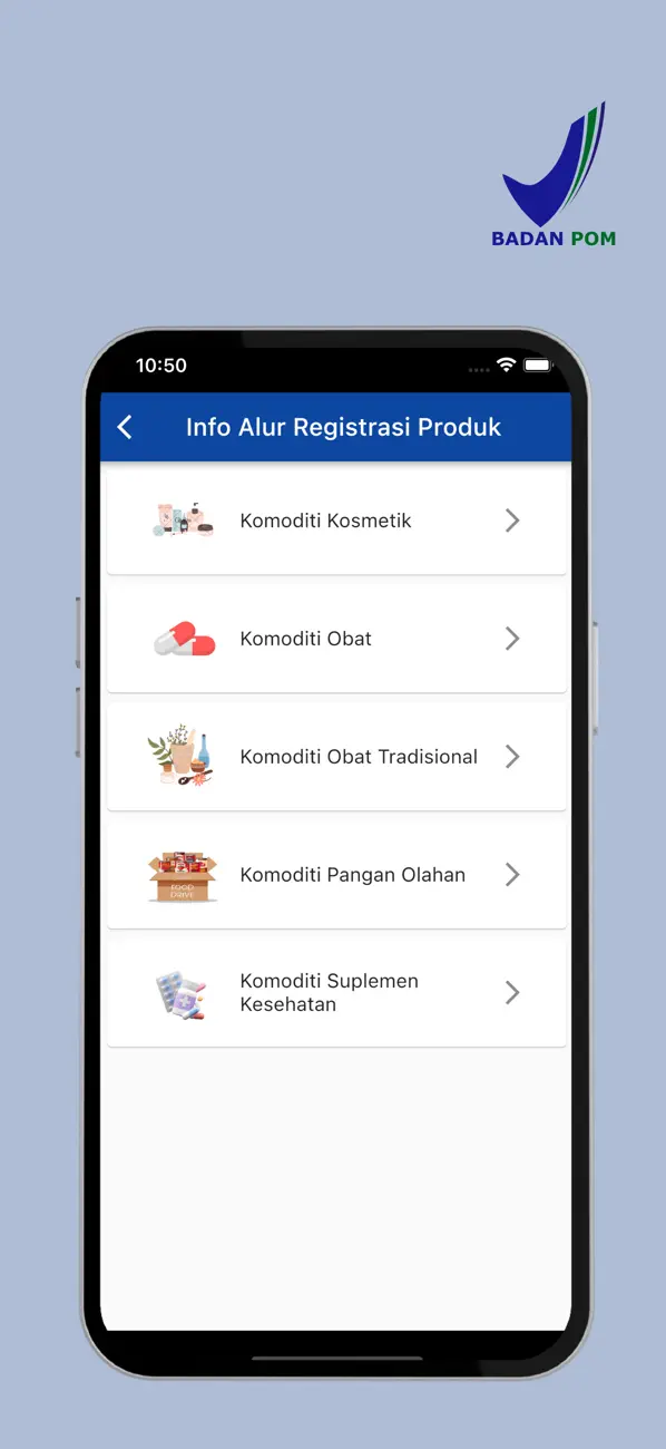 Screenshot #1 pour BPOM Mobile