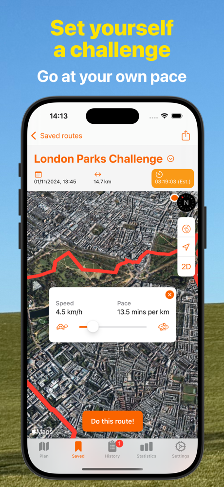 Hike Maker: plan, walk, record screenshot 3